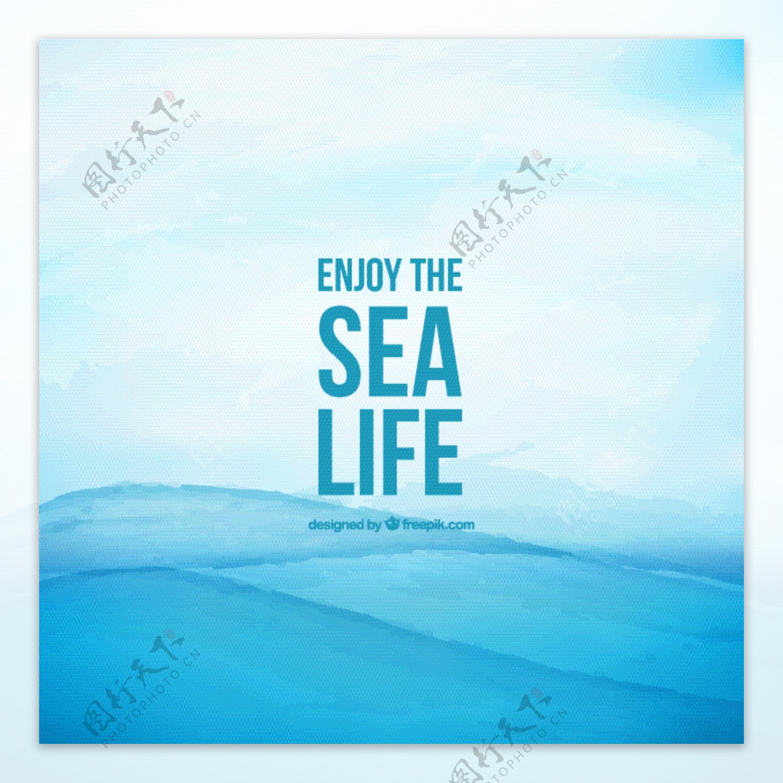 享受海洋生活