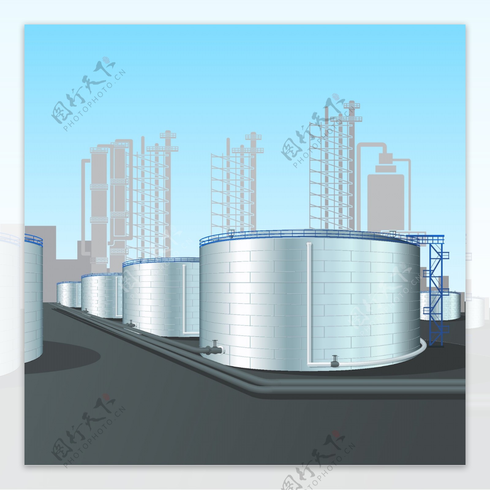 石油炼油厂