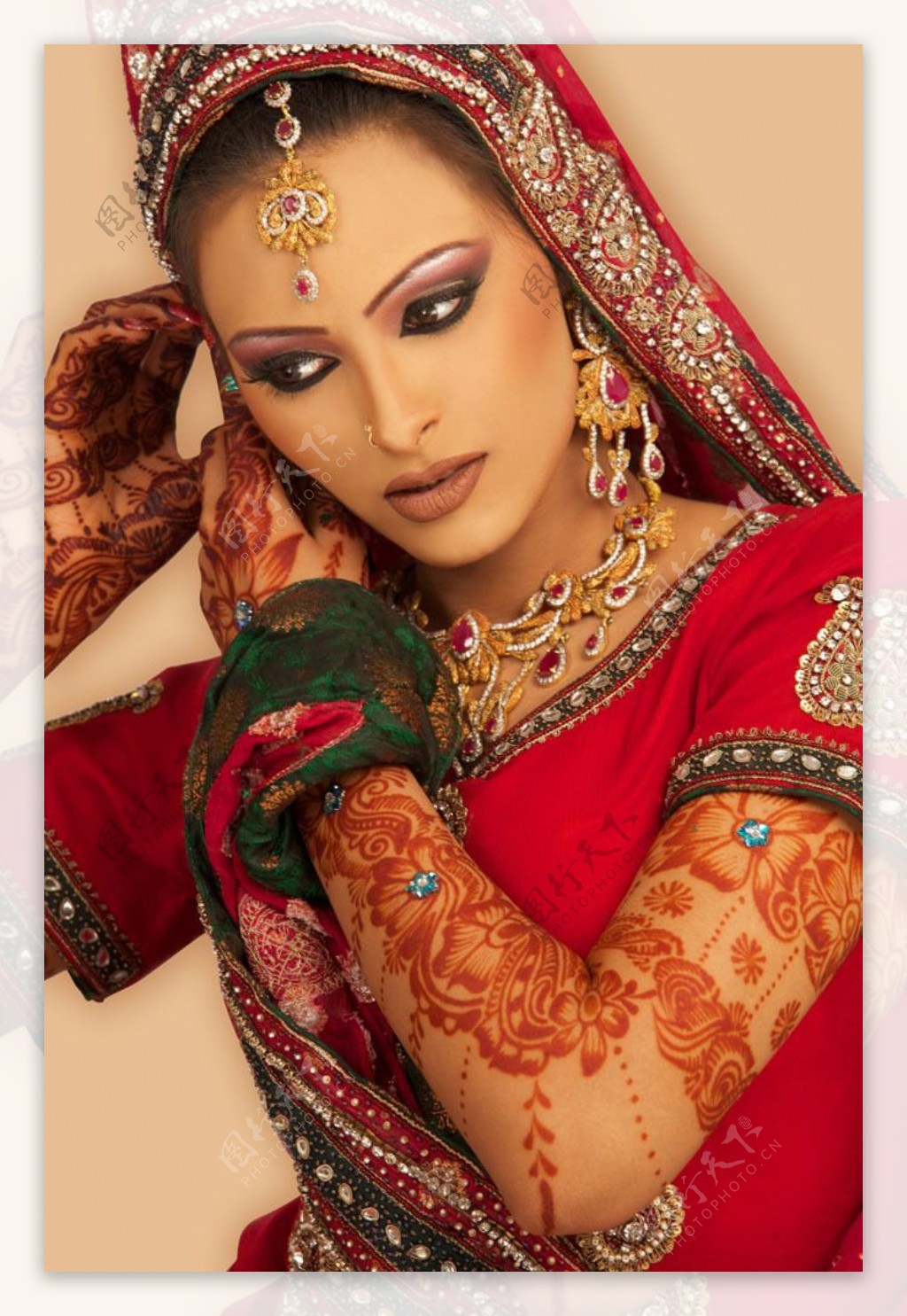 美丽印度新娘图片