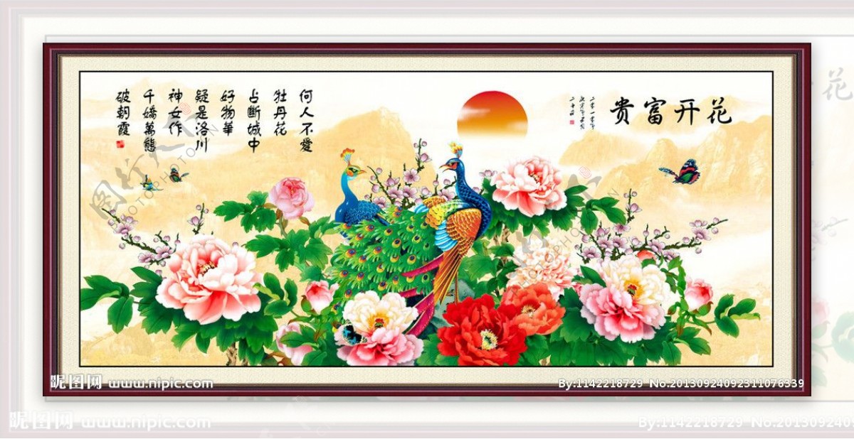 花开富贵图片素材-编号26719672-图行天下