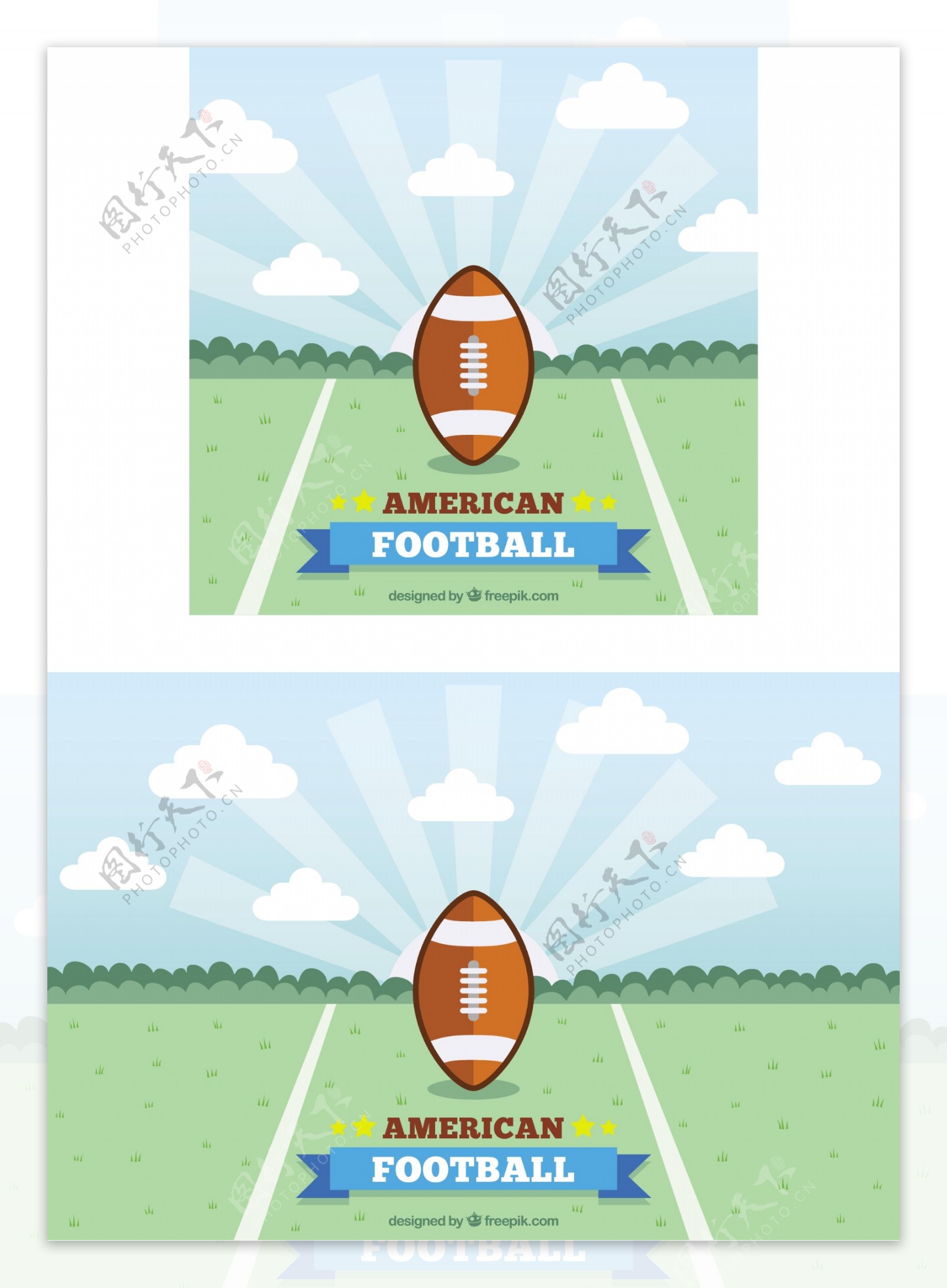 美式足球在平面设计中的应用背景