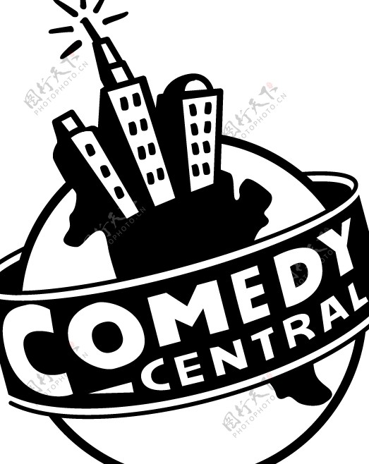 ComedyCentrallogo设计欣赏喜剧中心标志设计欣赏
