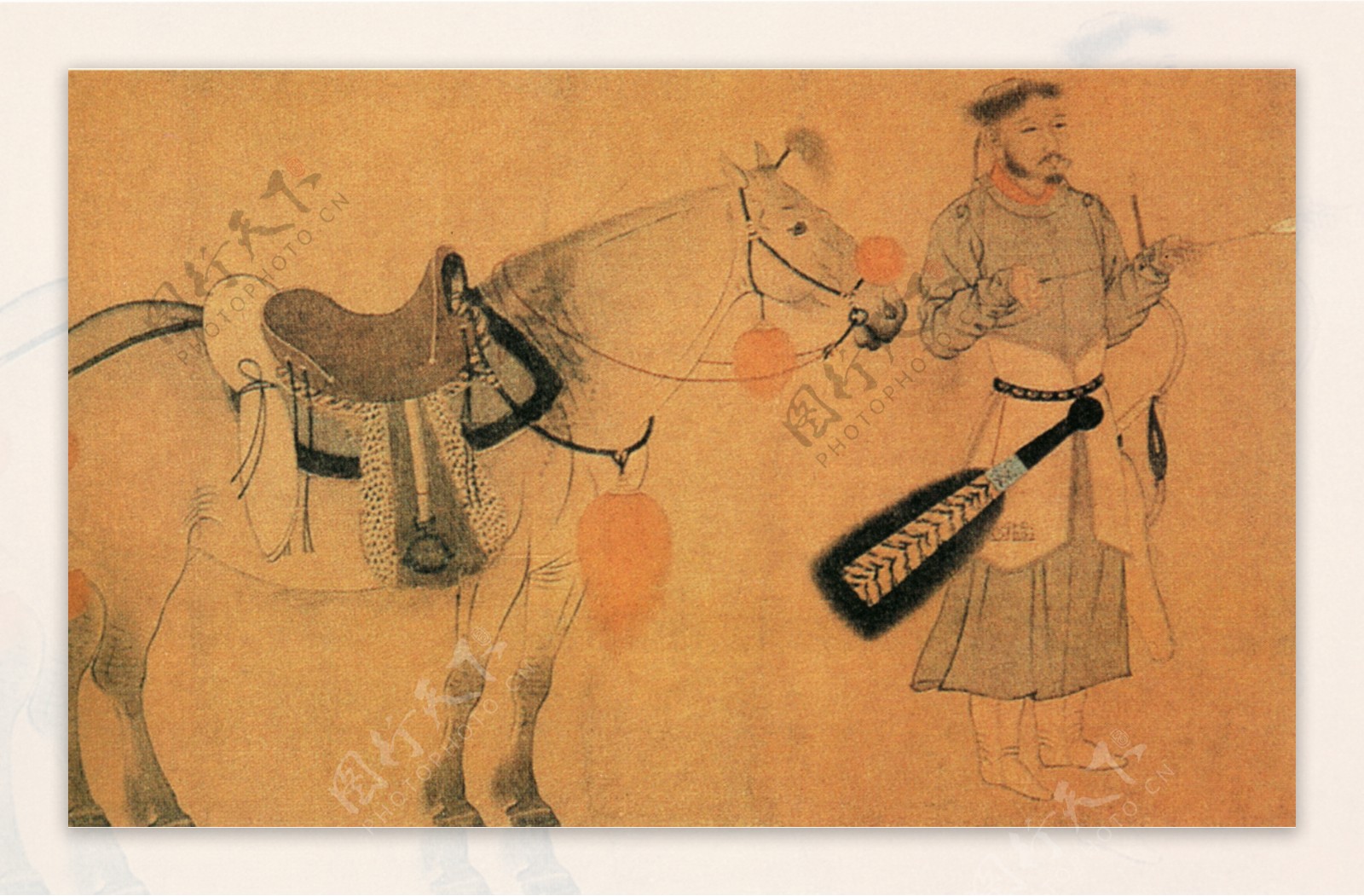 射骑图人物画中国古画0210