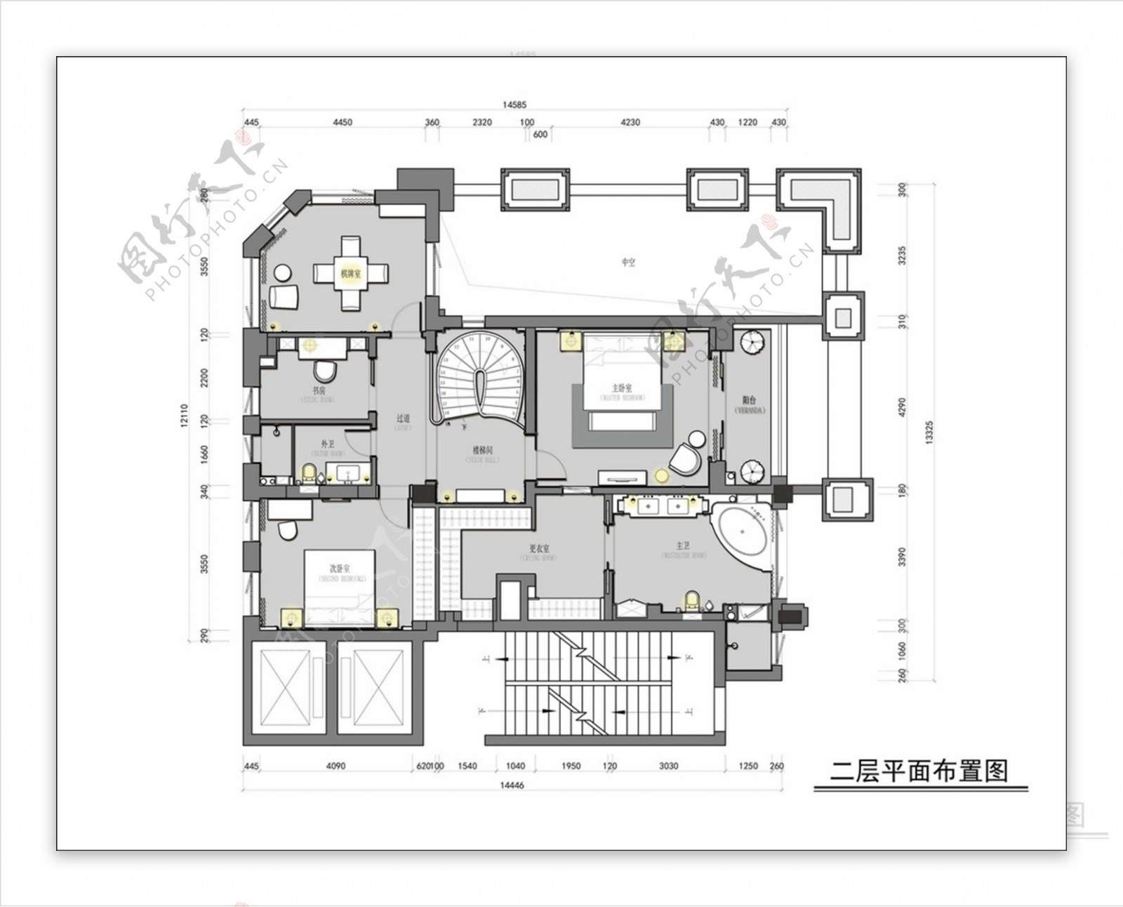 建筑设计效果图纸