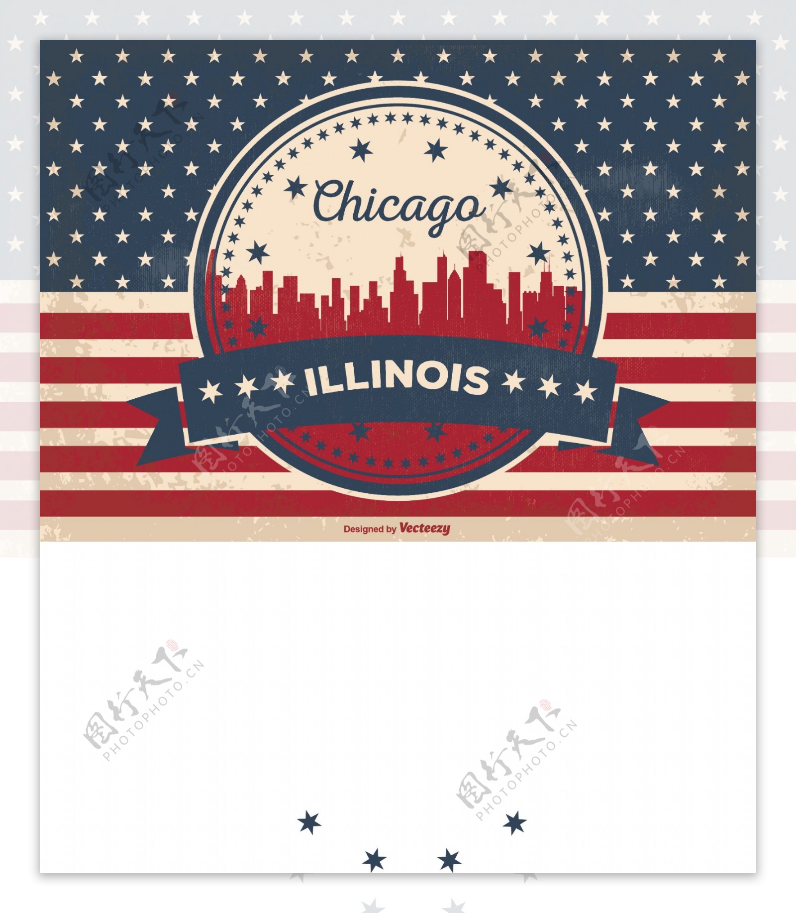伊利诺斯芝加哥天际线插图
