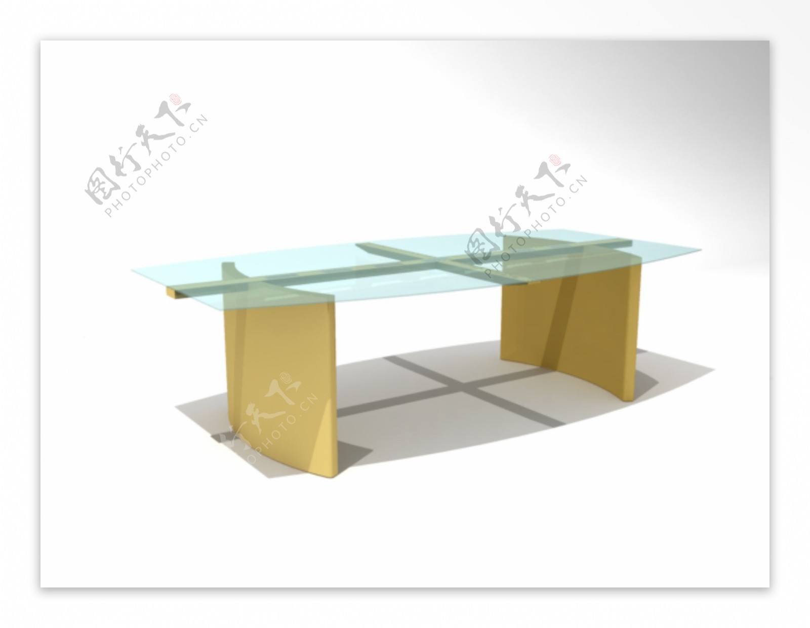 公装家具之桌子0043D模型