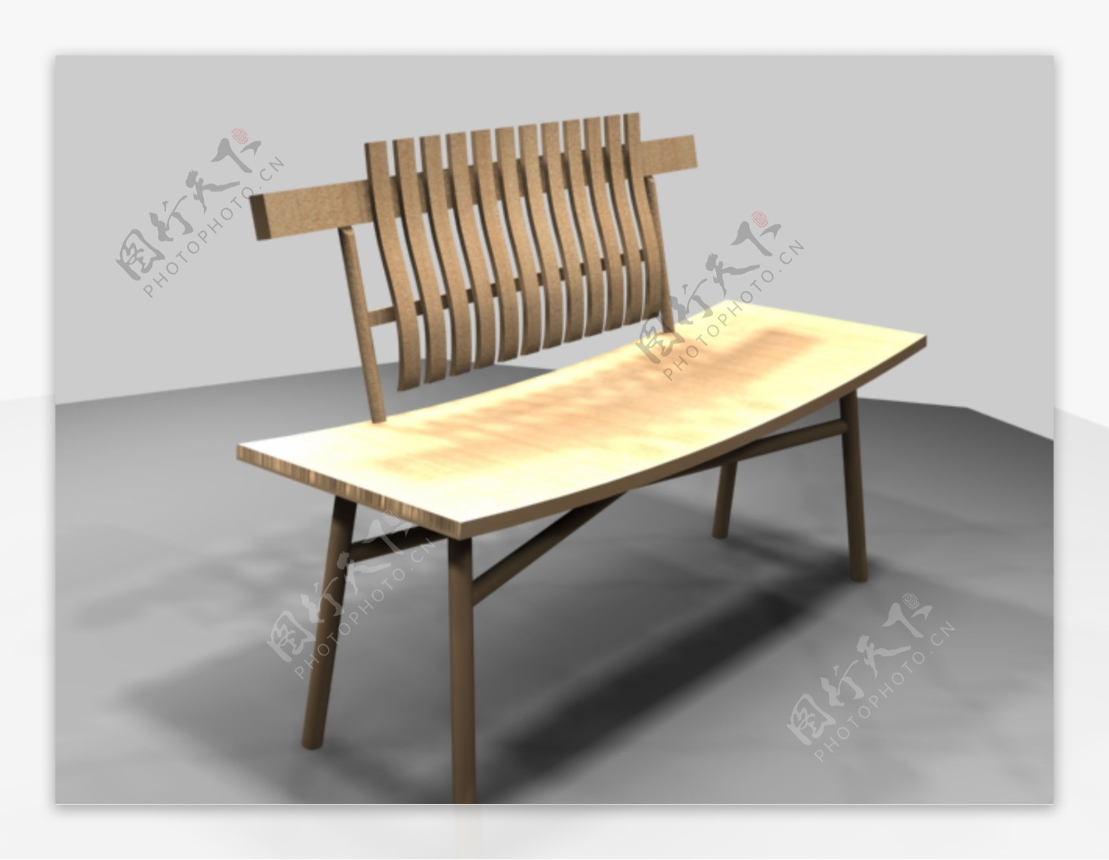公装家具之公共座椅0133D模型