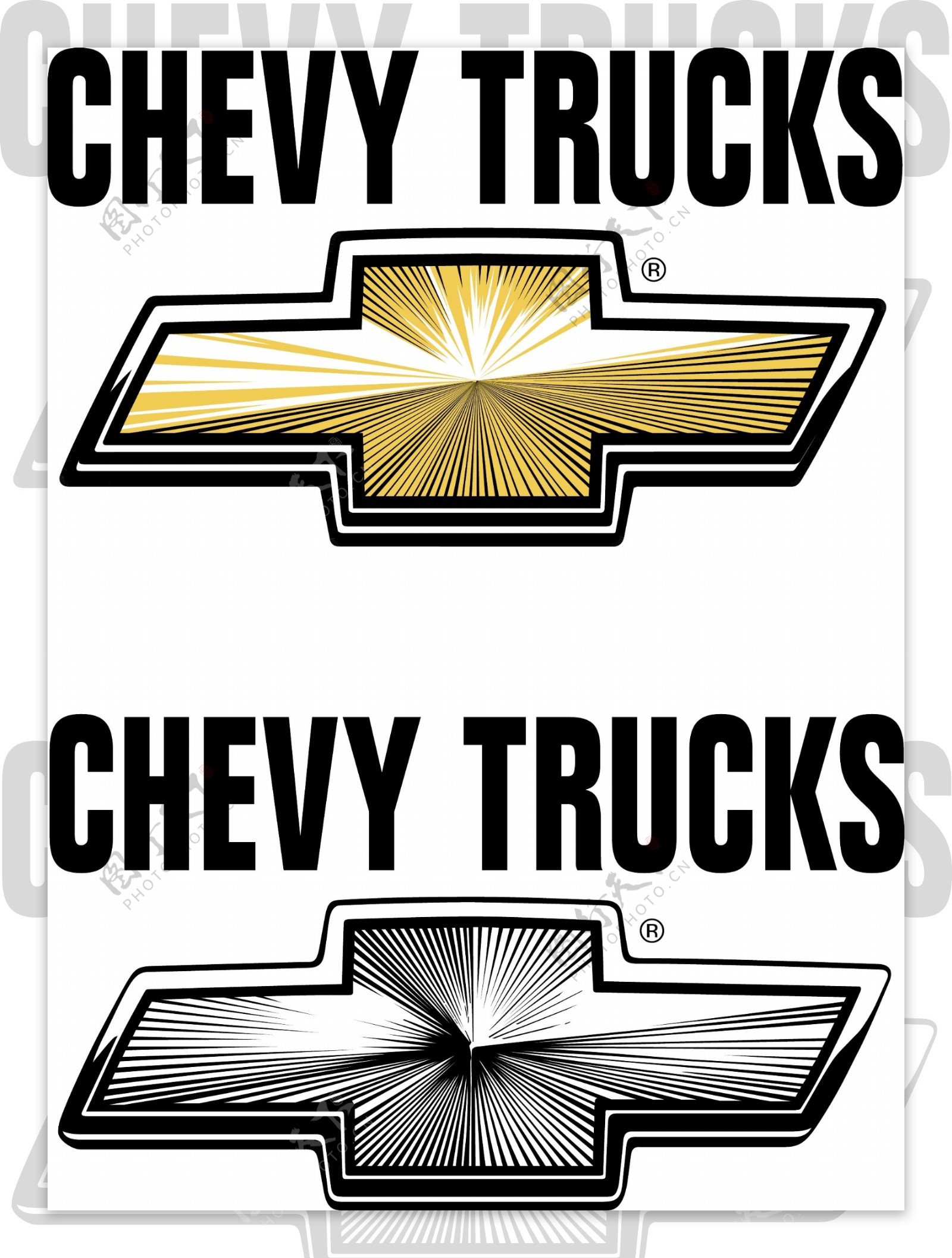 雪佛兰卡车logos2