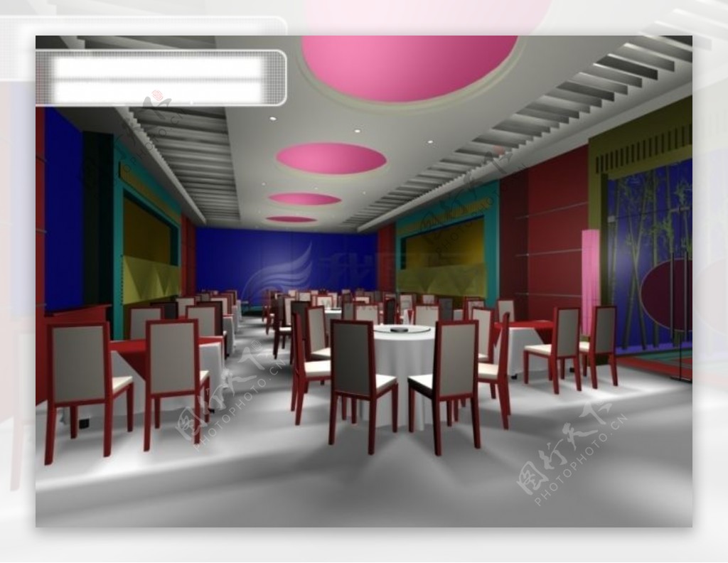 3d餐厅设计