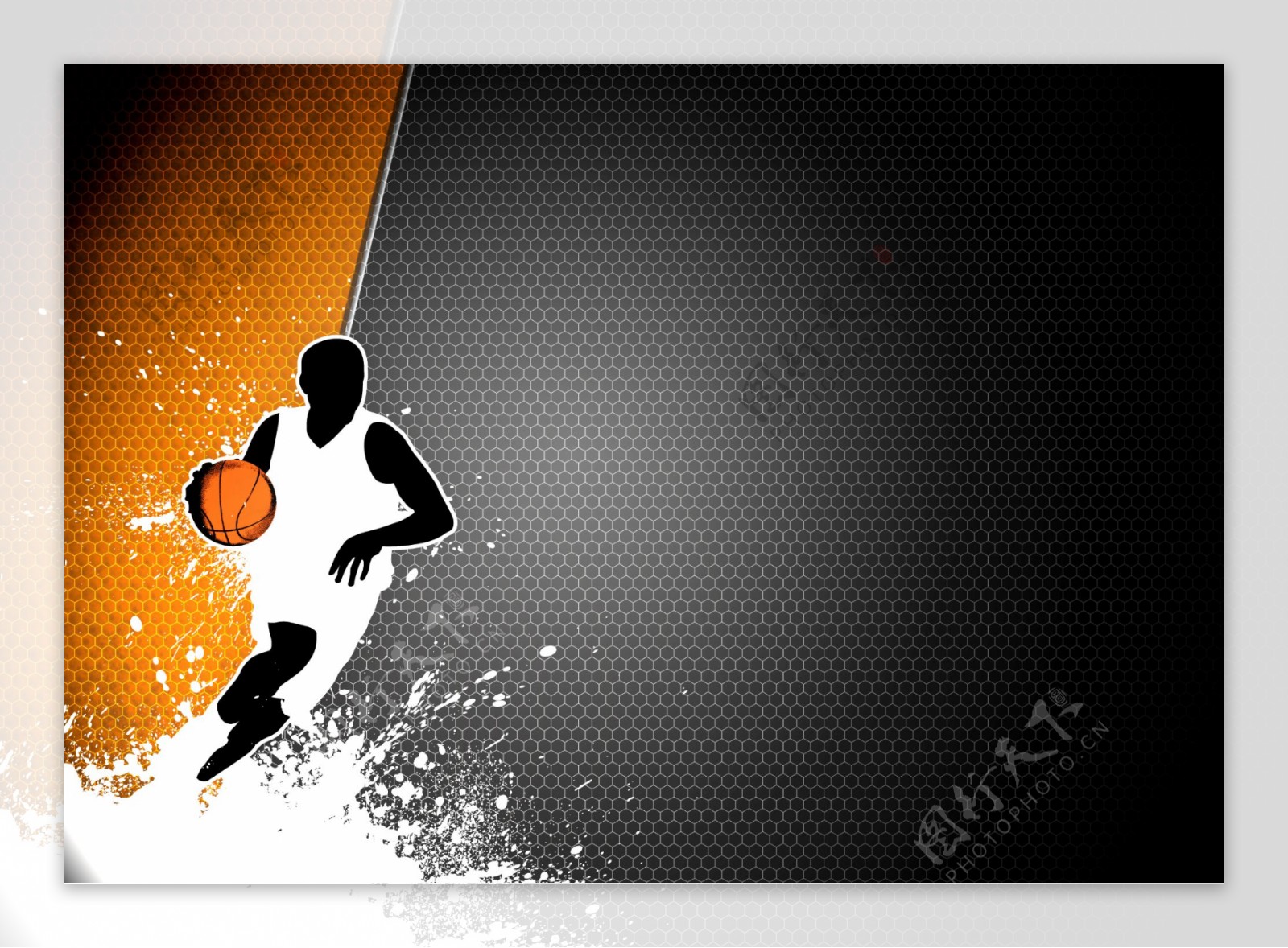 篮球运动宣传海报图片