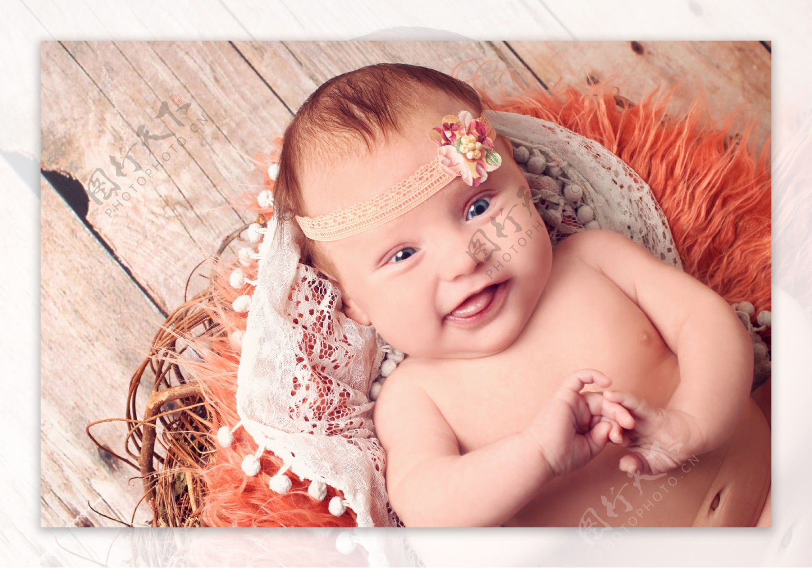 可爱的外国婴儿宝宝PSD图片素材-编号02786259-图行天下