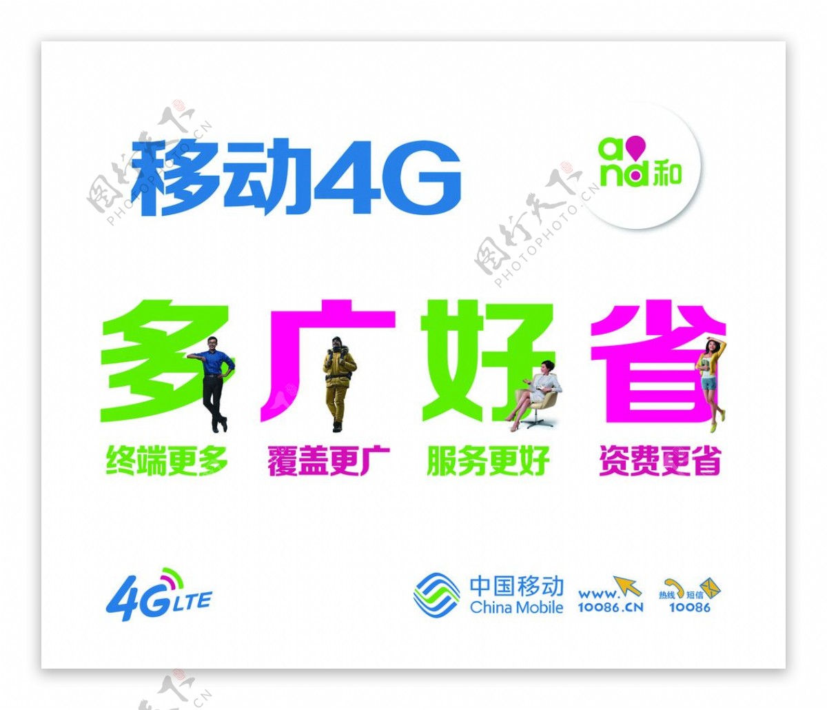 移动4G多广好省