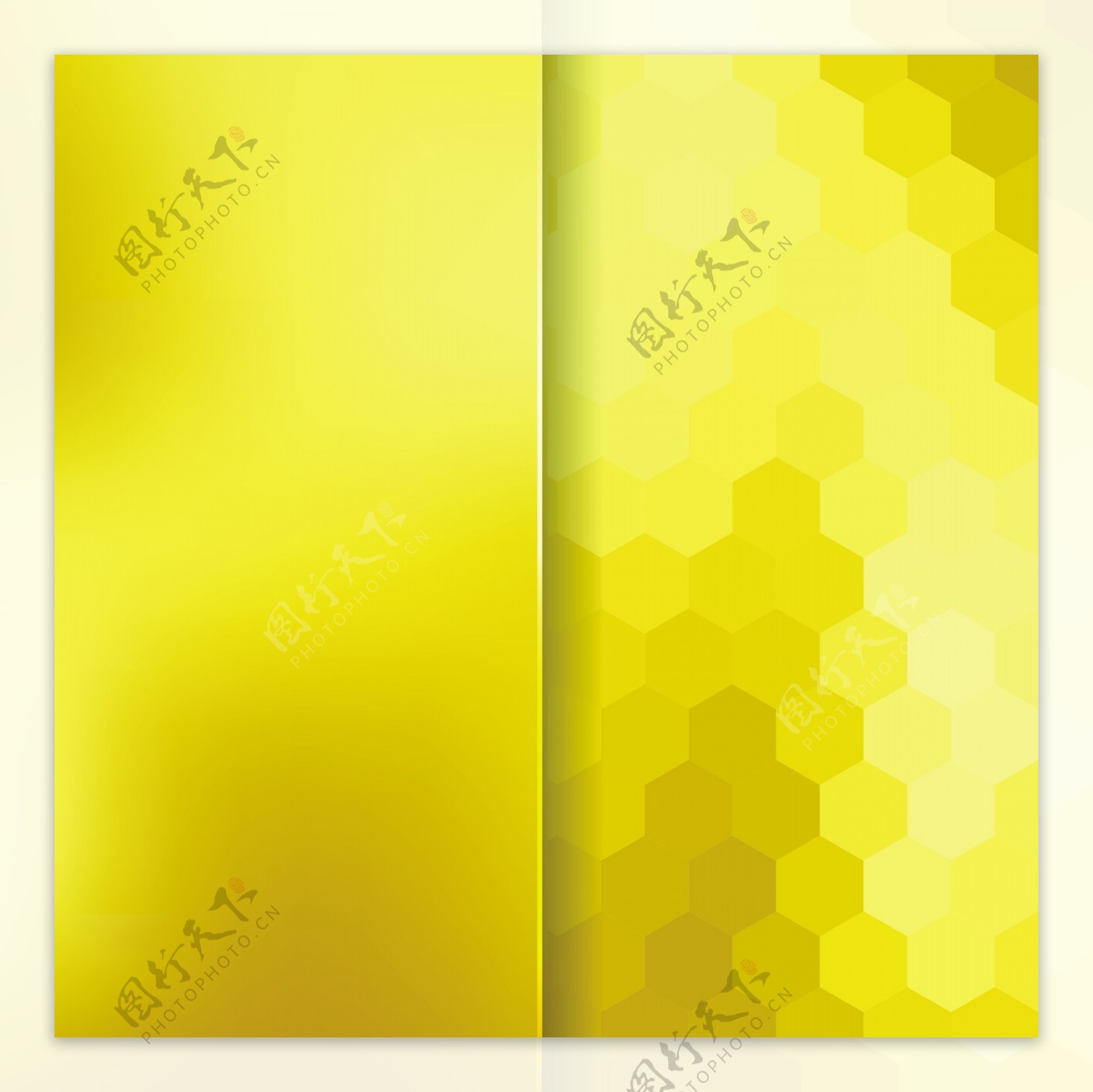 黄色几何背景图片