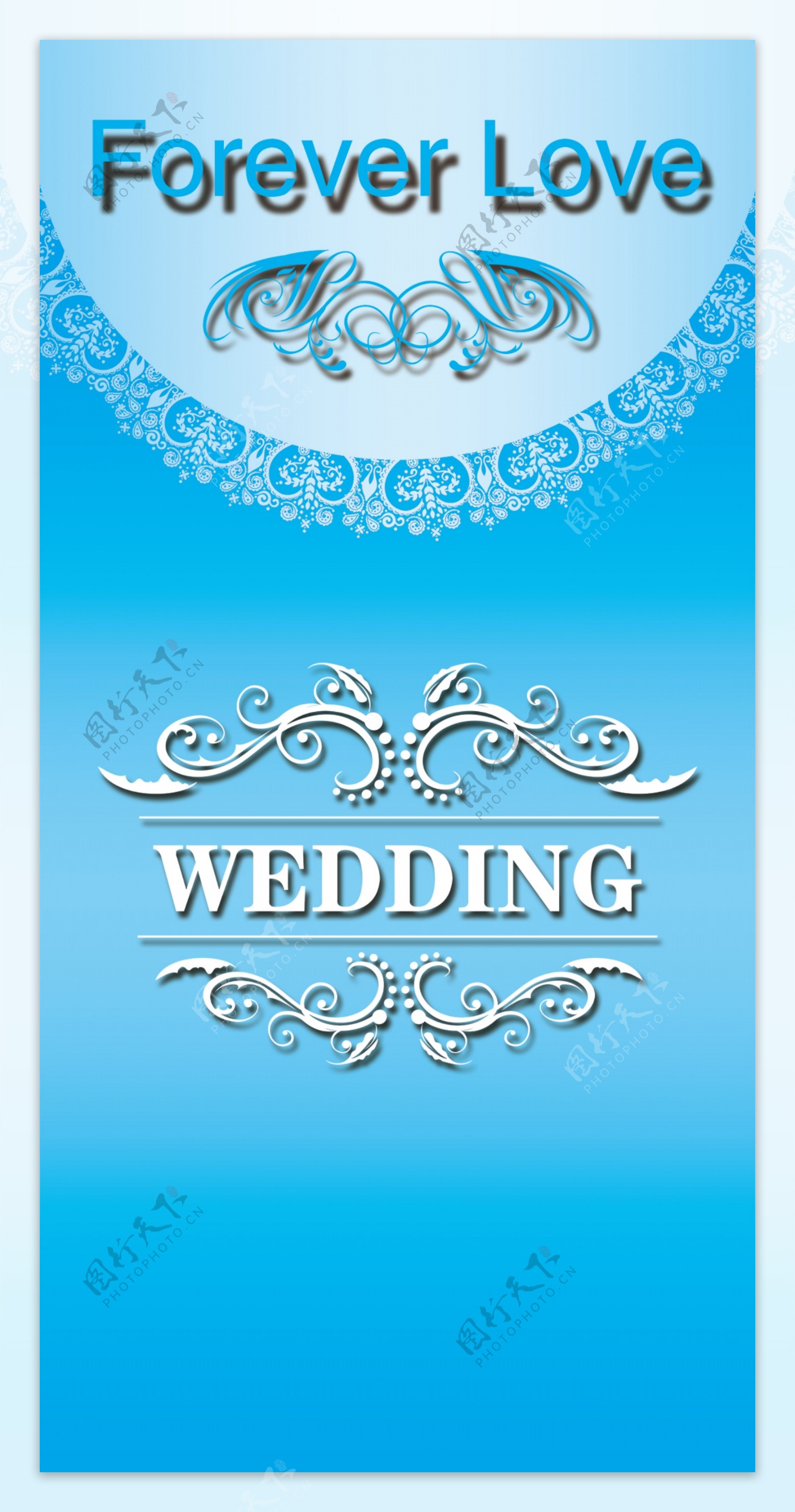 婚礼侧屏设计