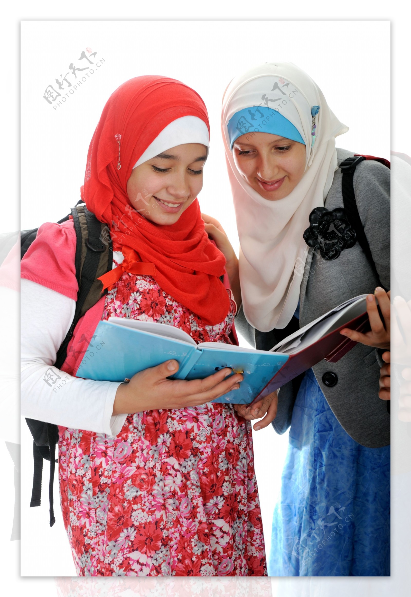 上学的阿拉伯学生图片