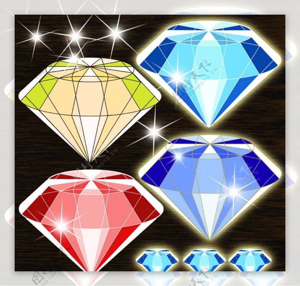 钻石宝石PSD