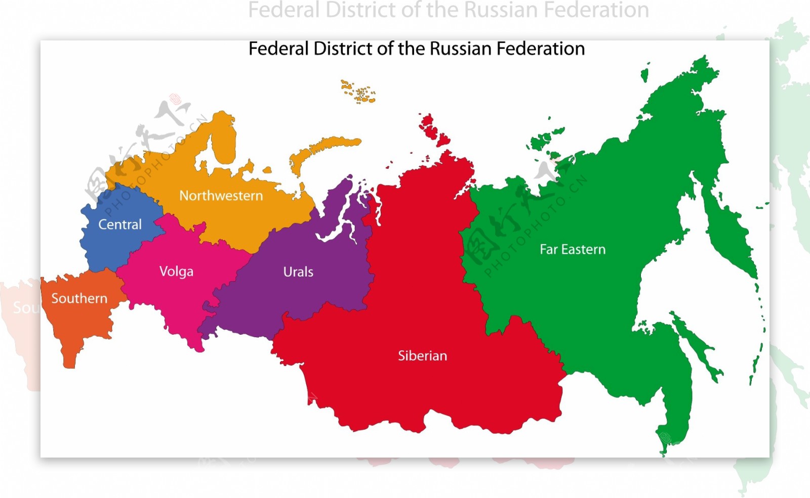 俄罗斯联邦地区地图版块