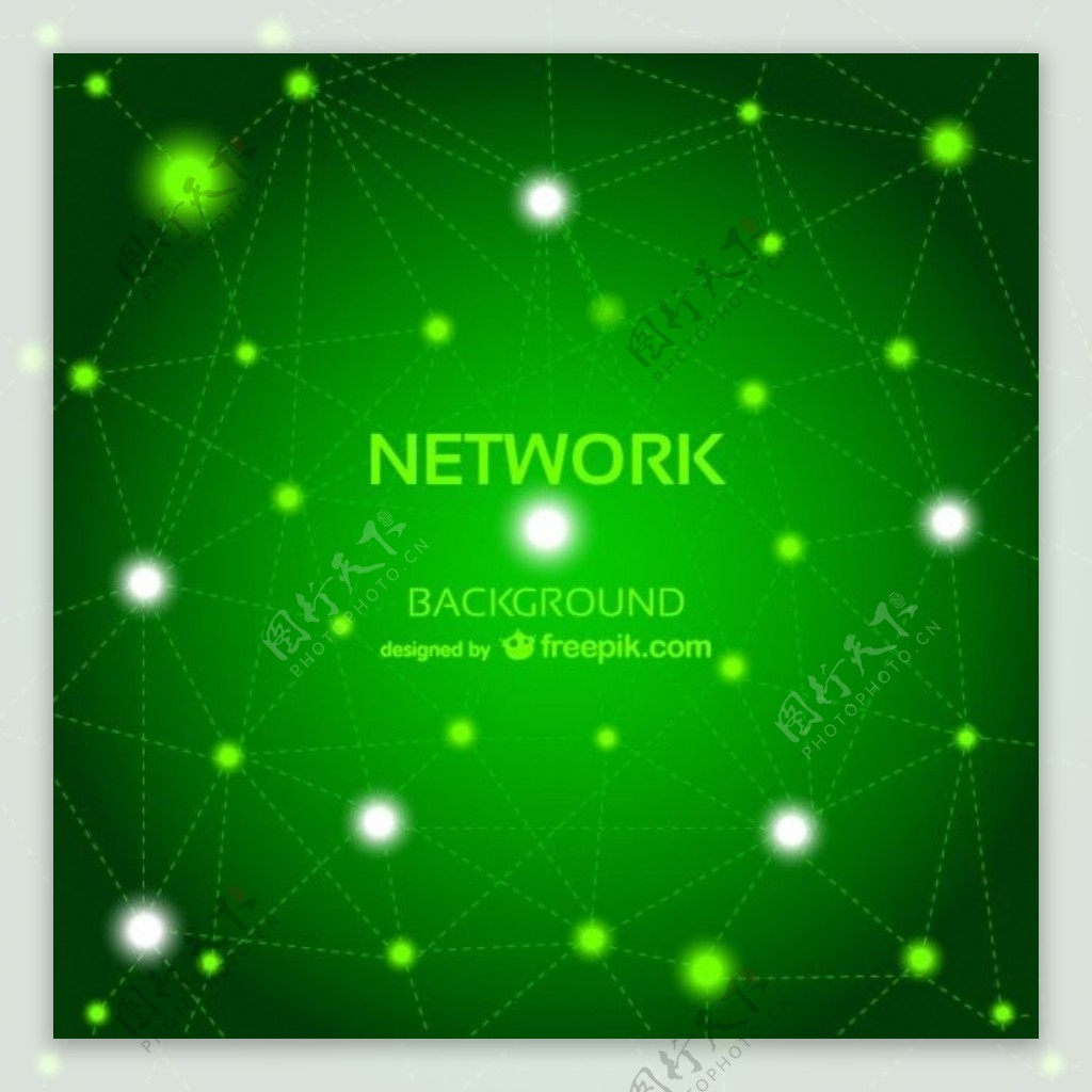 绿色网络背景