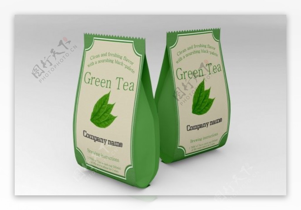 绿茶包装设计PSD
