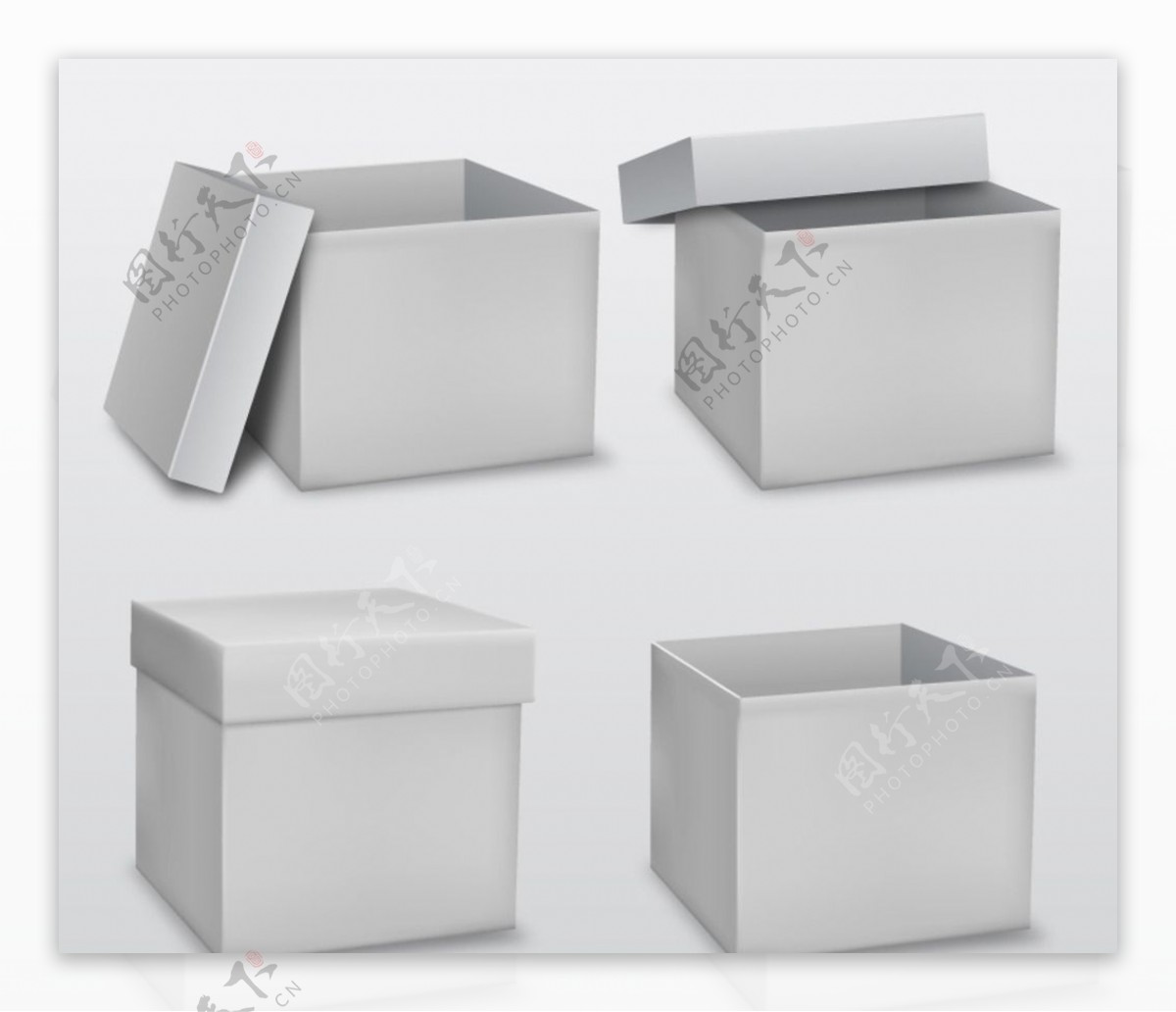 白色纸盒