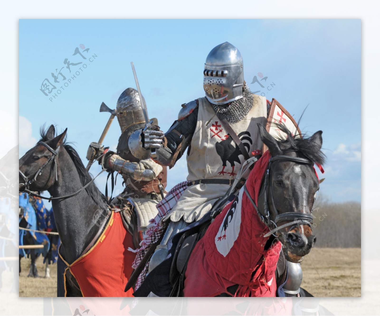 骑马的武士图片