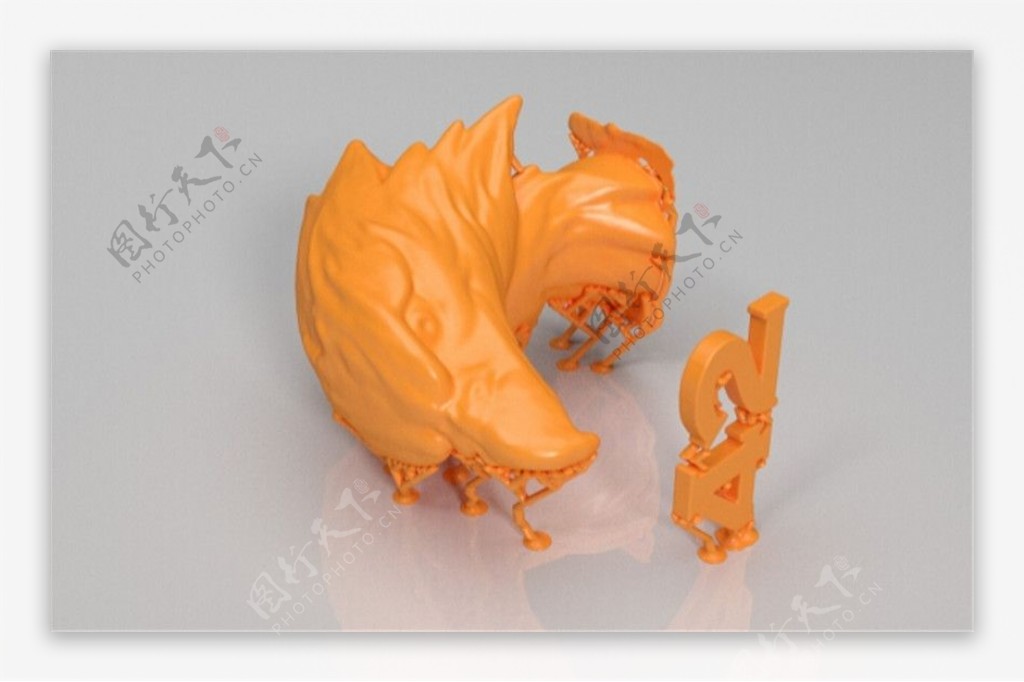 鹰模型3D打印模型