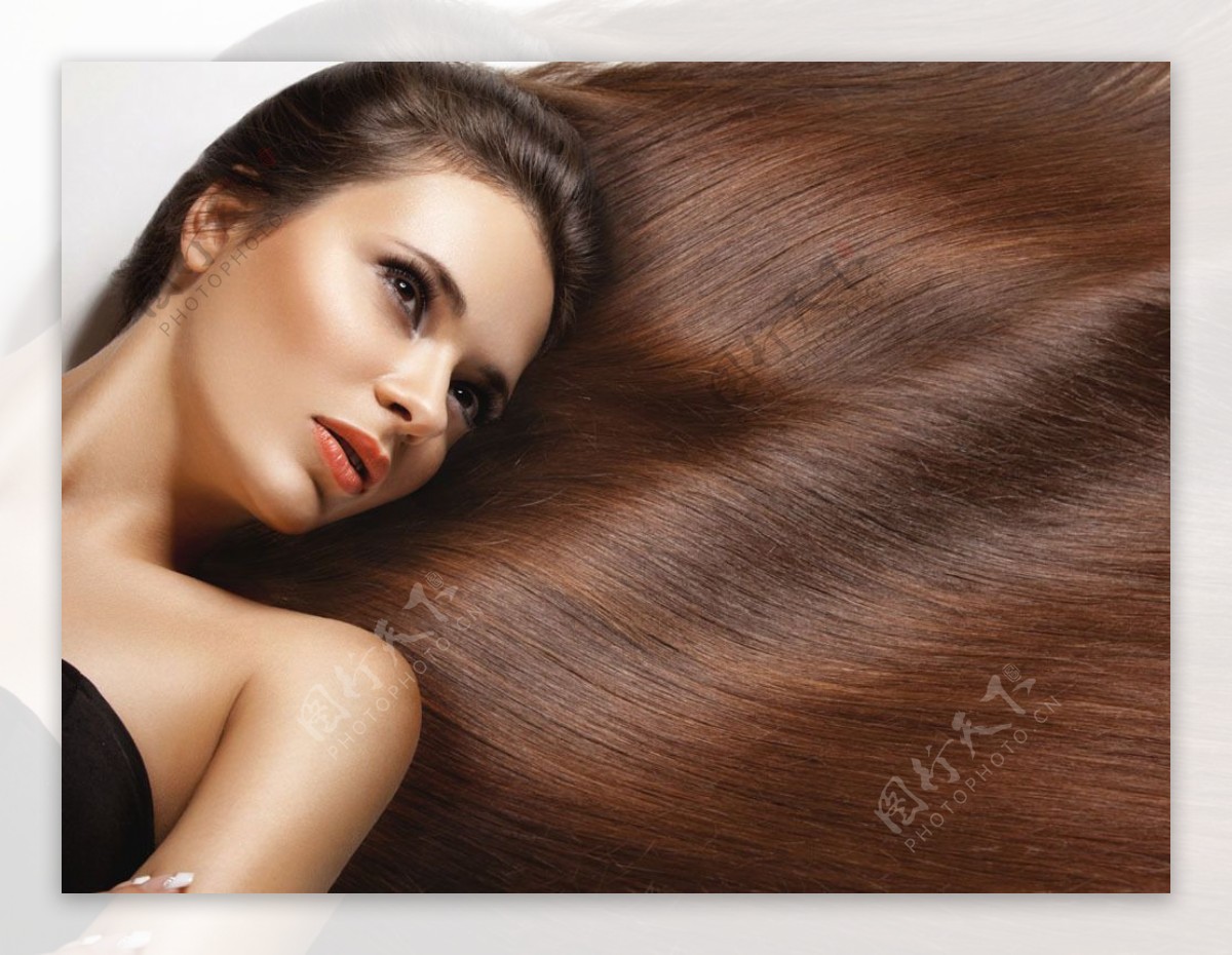 长头发的女人图片