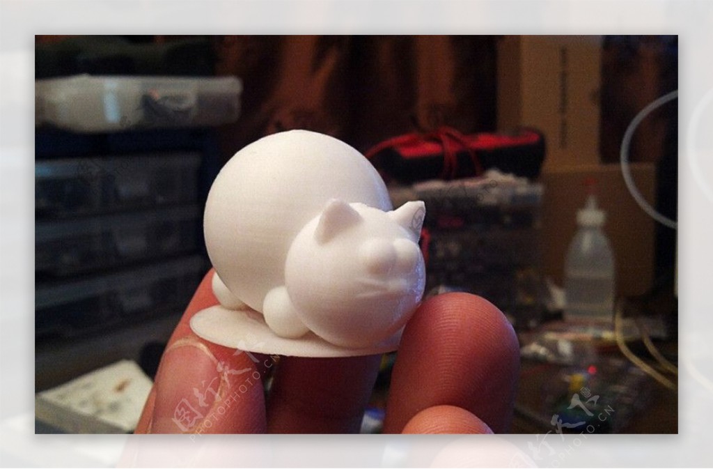 胖猫3D打印模型