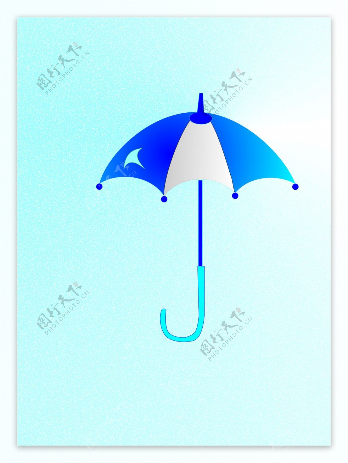 原创雨伞海报设计
