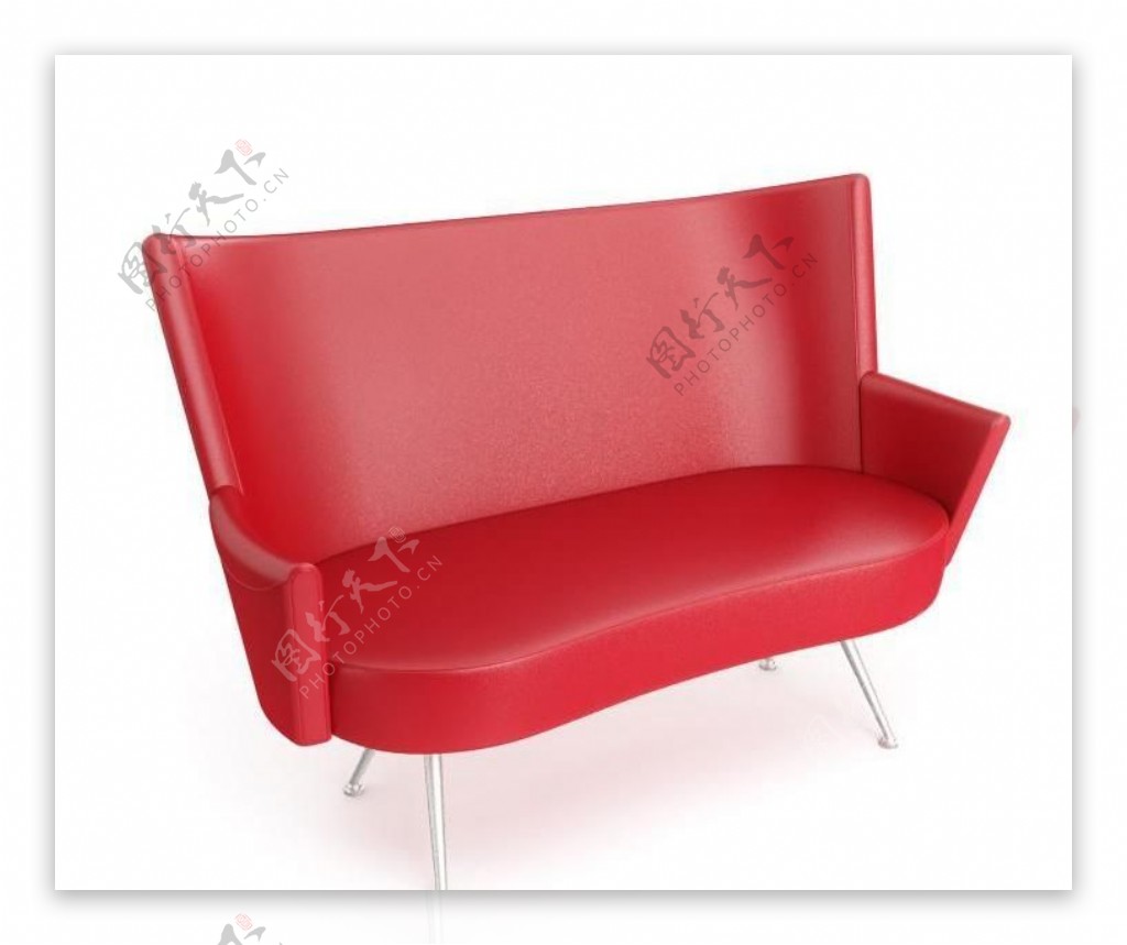 CasamaniaHappyDays红色双人沙发椅