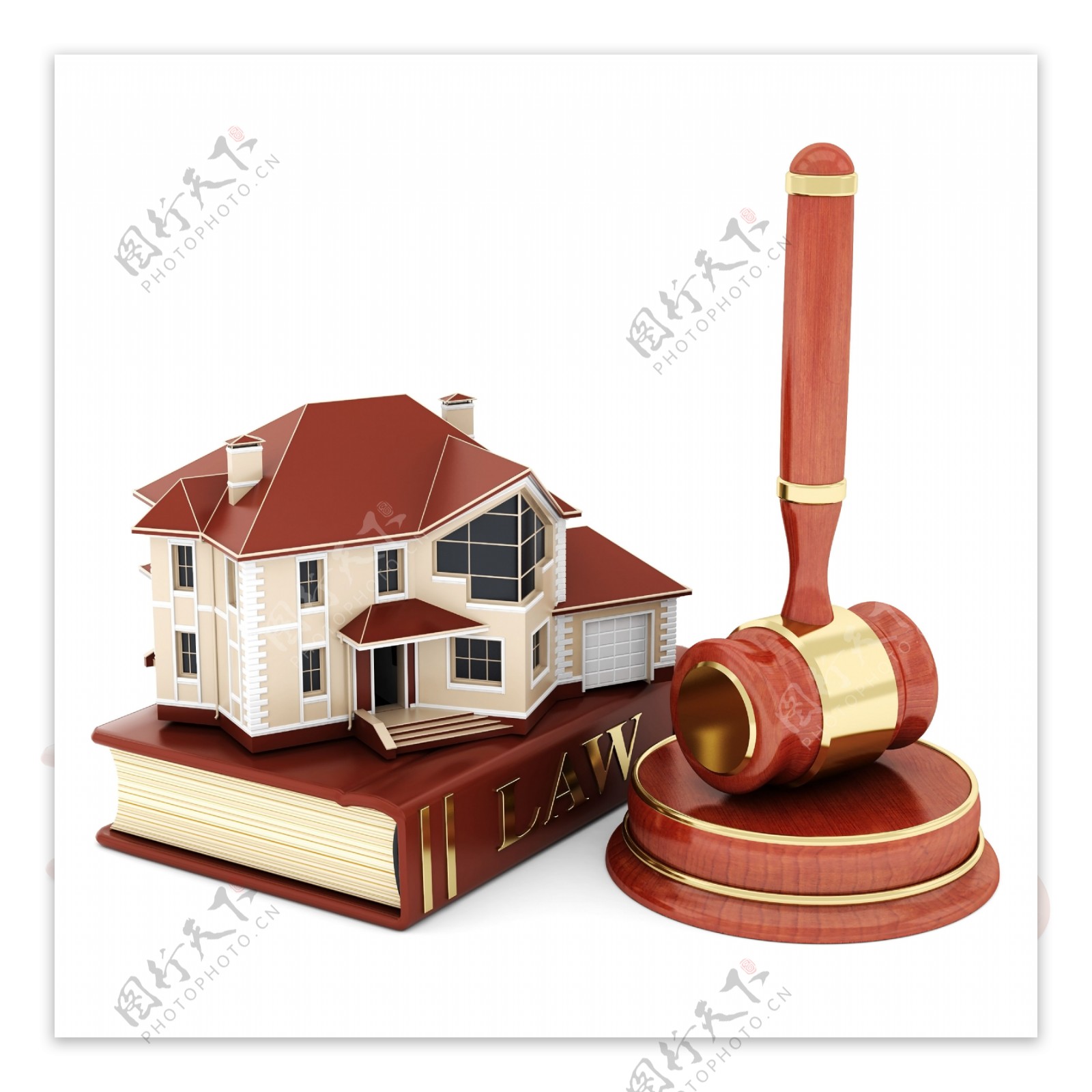 房产法律创意设计图片素材