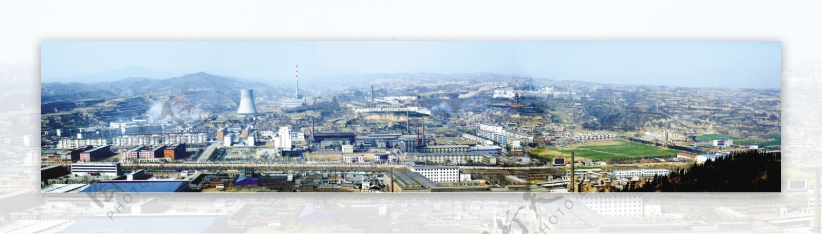 鸟瞰工业全景图图片