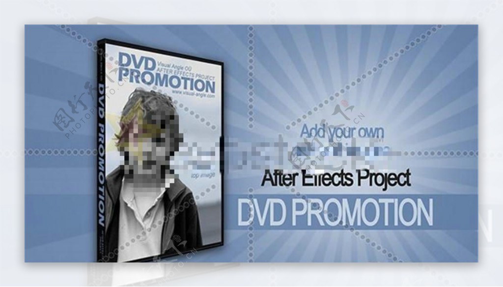 DVD包装盒动画AE模板