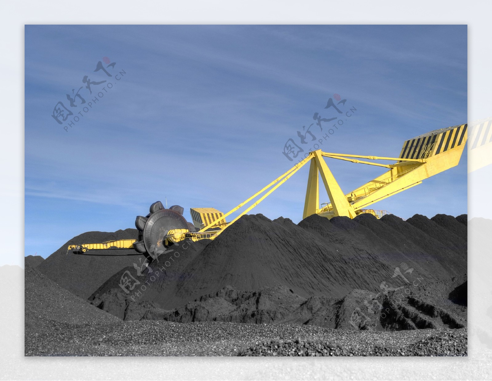 煤炭煤场图片