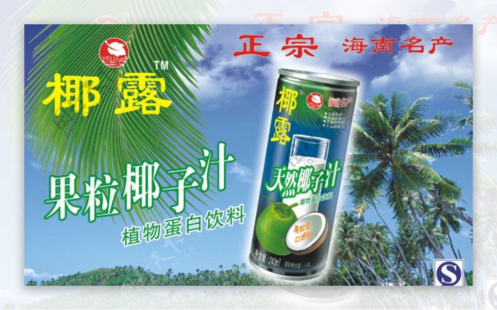 椰子广告