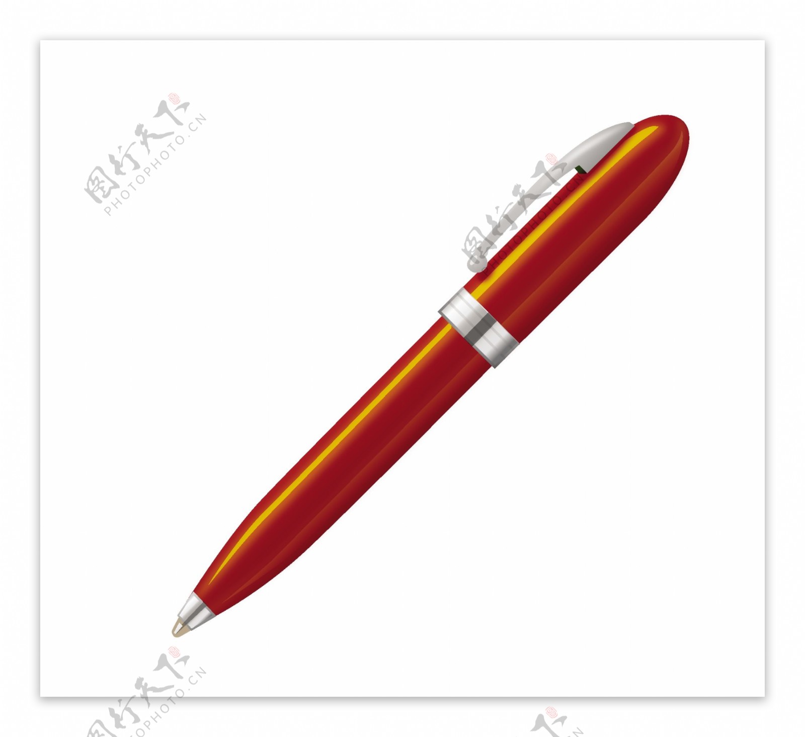 红墨水笔
