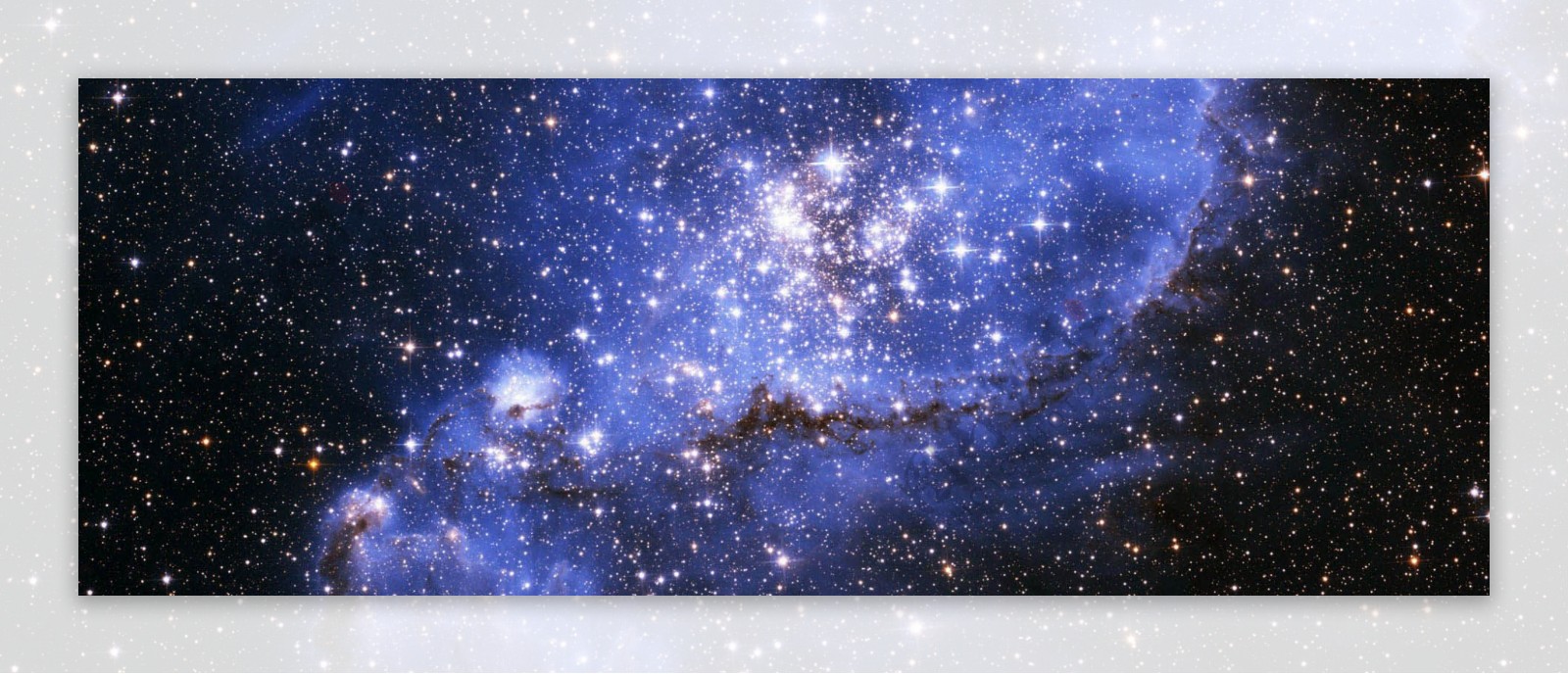 蓝色宇宙星空背景banner