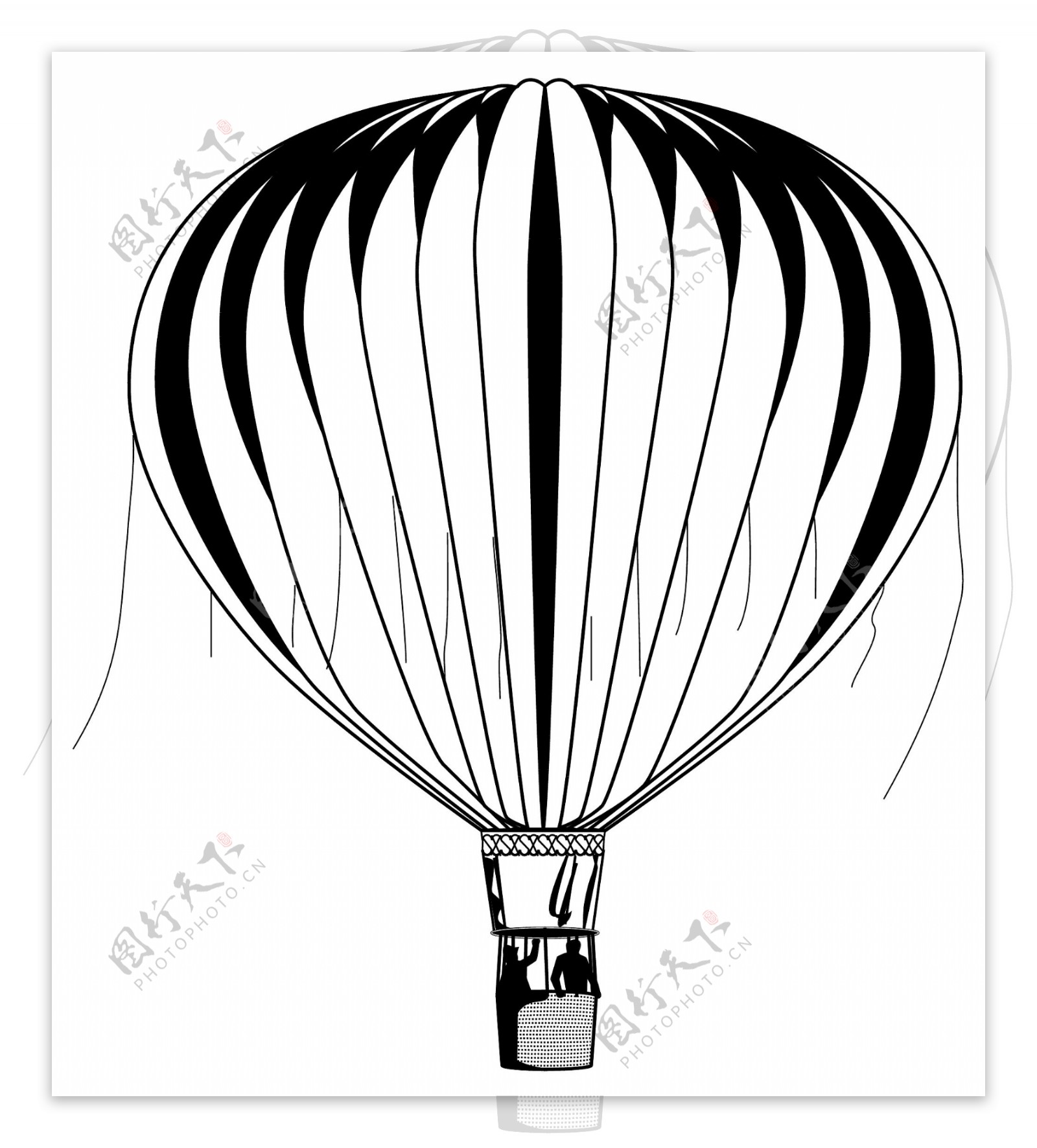 热气球矢量素材EPS格式0013