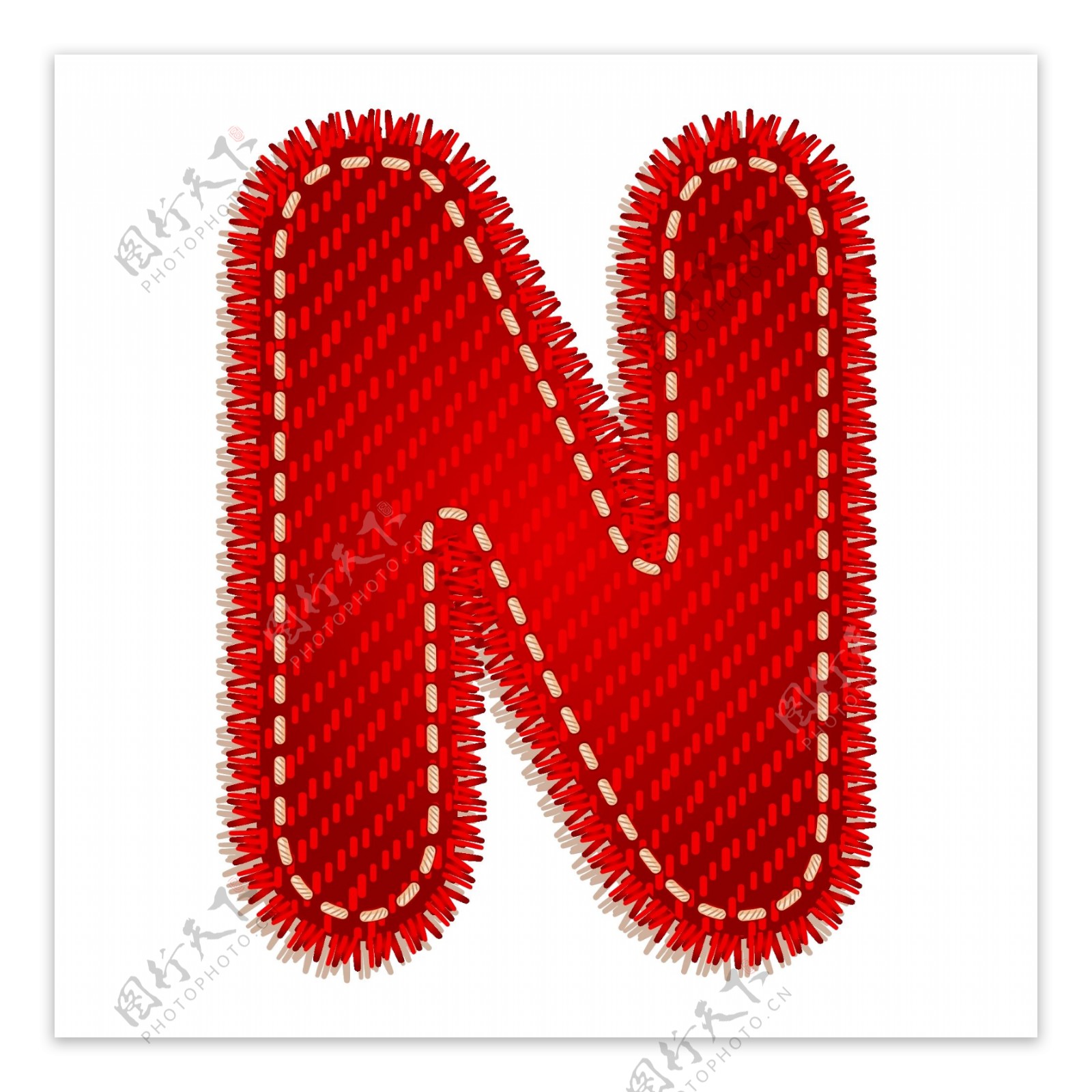 红色字母N