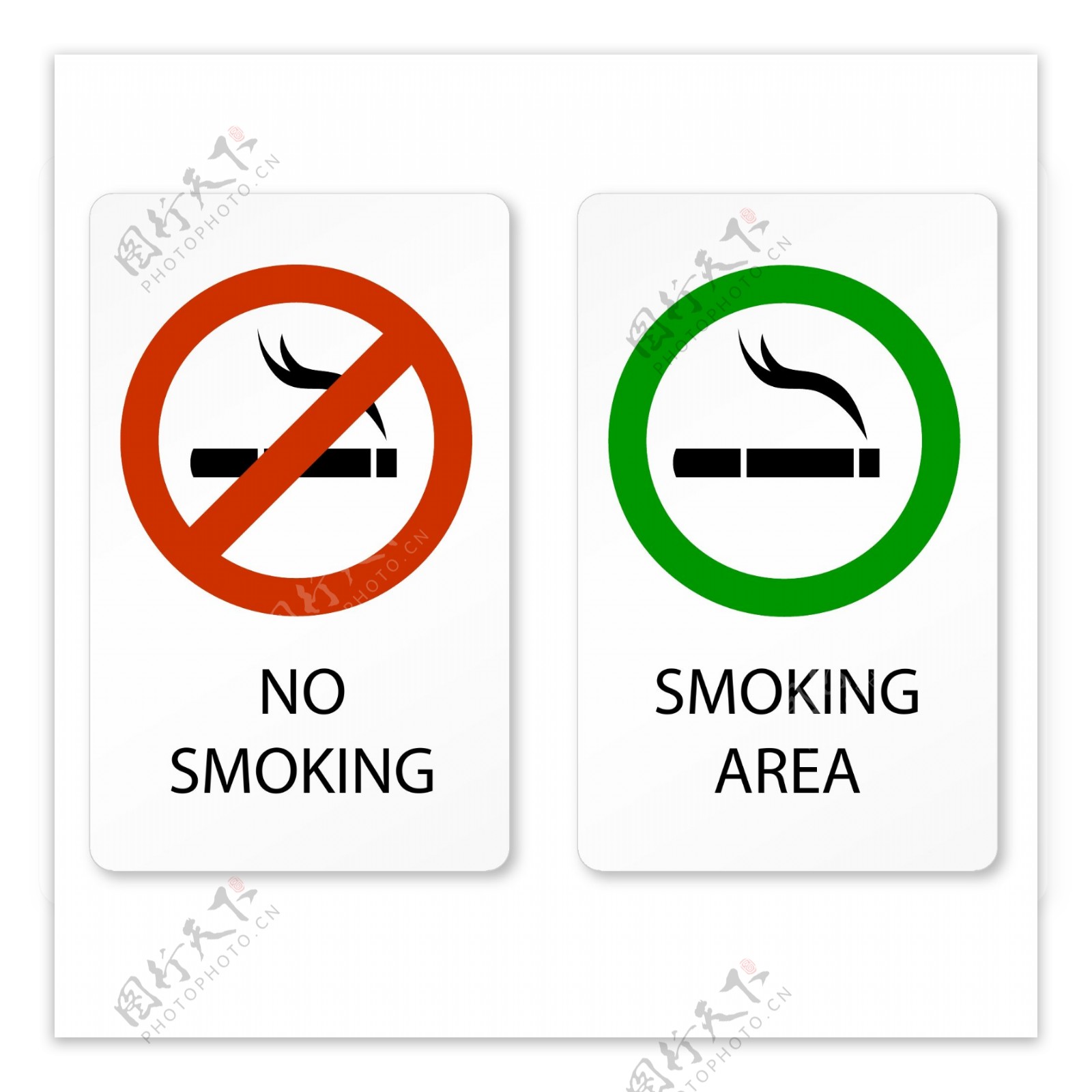 禁止吸烟烟矢量背景图片