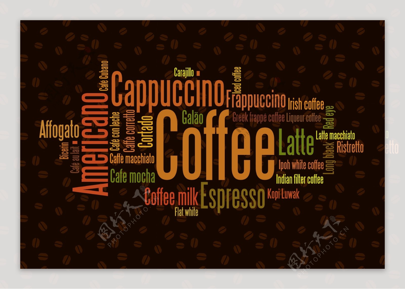 coffee创意海报设计矢量素材