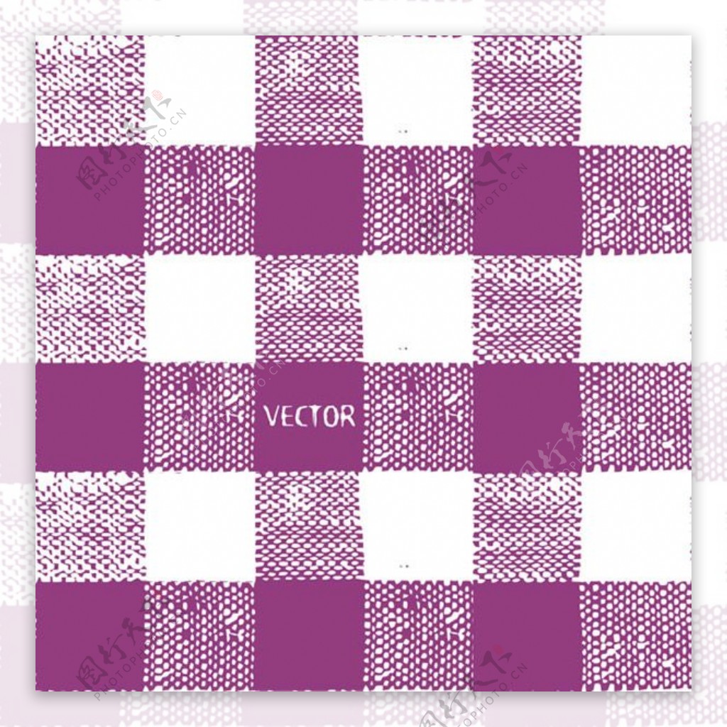 紫色格子布纹背景背景矢量素材下载