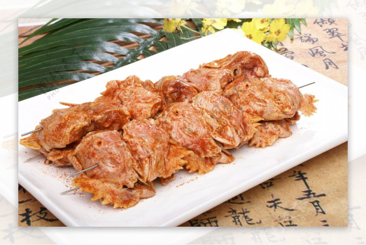 食品 黎巴嫩 鸡 烤肉串 肉 烤 烧烤 面包 板 番茄图片下载 - 觅知网
