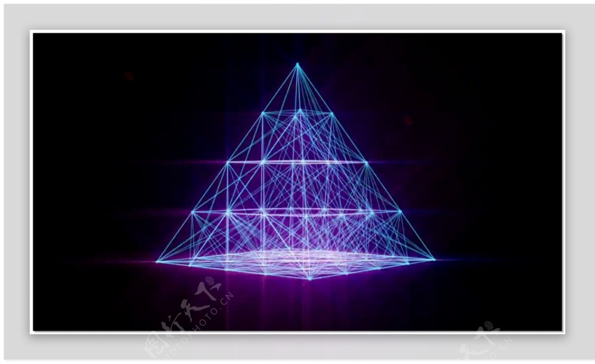 三角变色酷炫动态视频素材