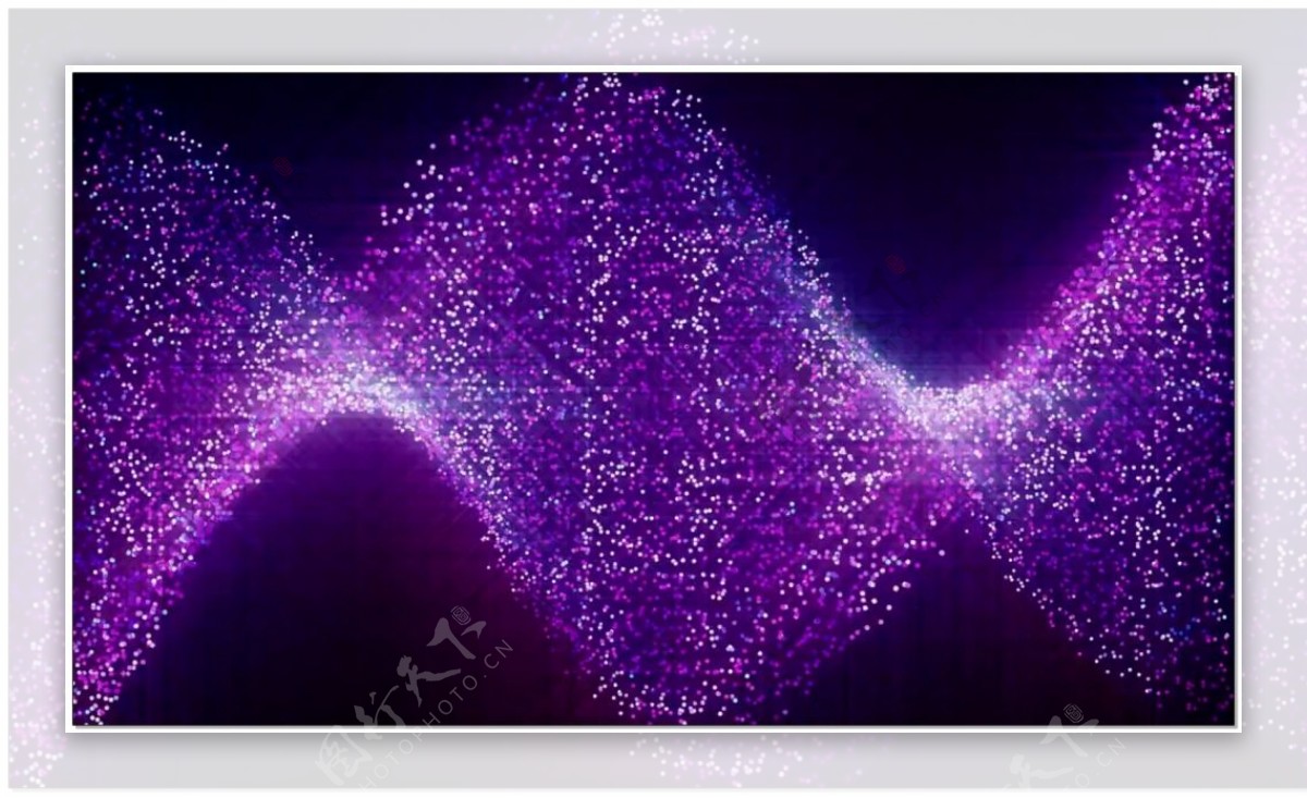 紫色光粒子带酷炫动态视频素材