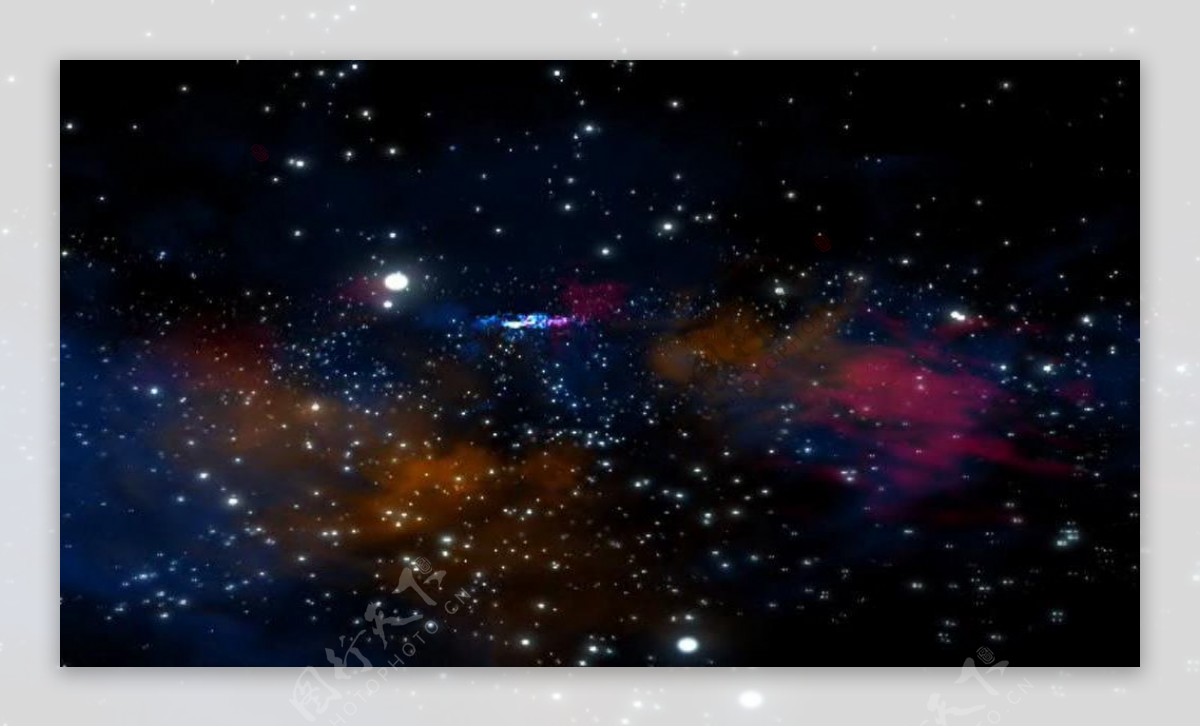 浩瀚太空星空动态背景视频素材