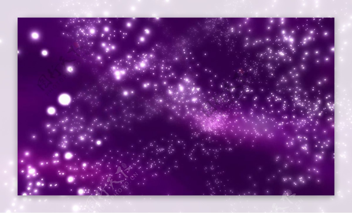 梦幻唯美紫色闪光粒子素材
