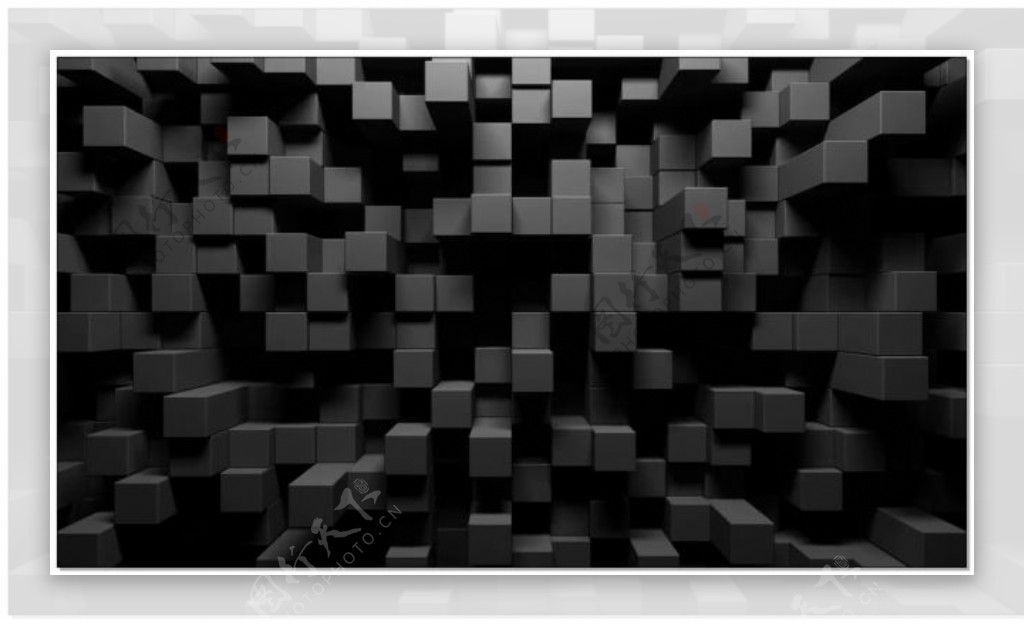 立方体隔音墙视频素材