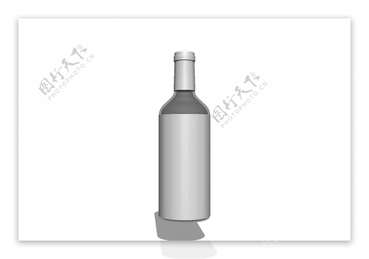 酒瓶贴图广告包装设计