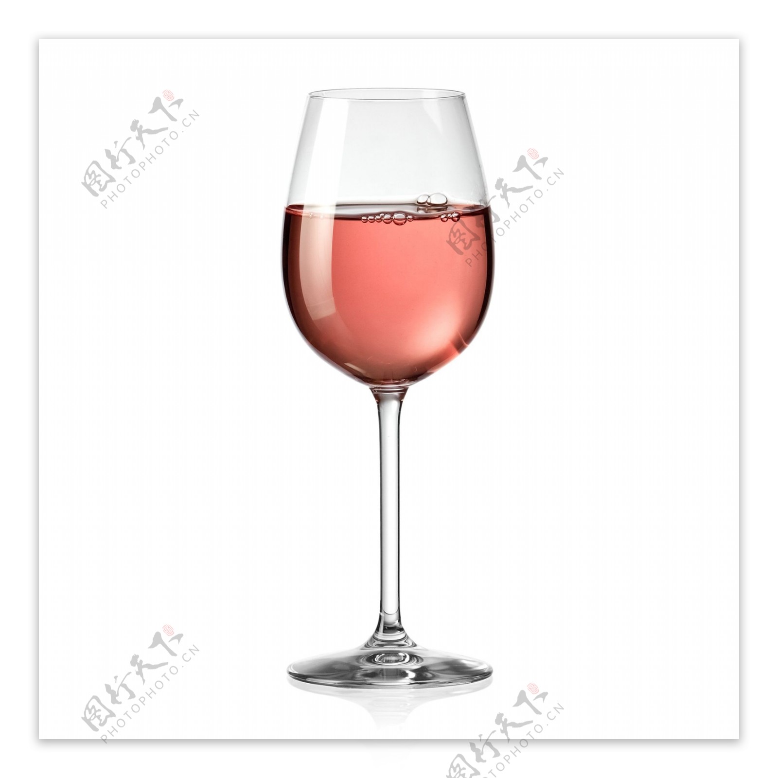透明酒杯红酒元素
